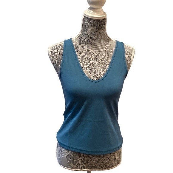 NWT Athleta Teal Transcend Tank | Size 3X - Picture 4 of 7